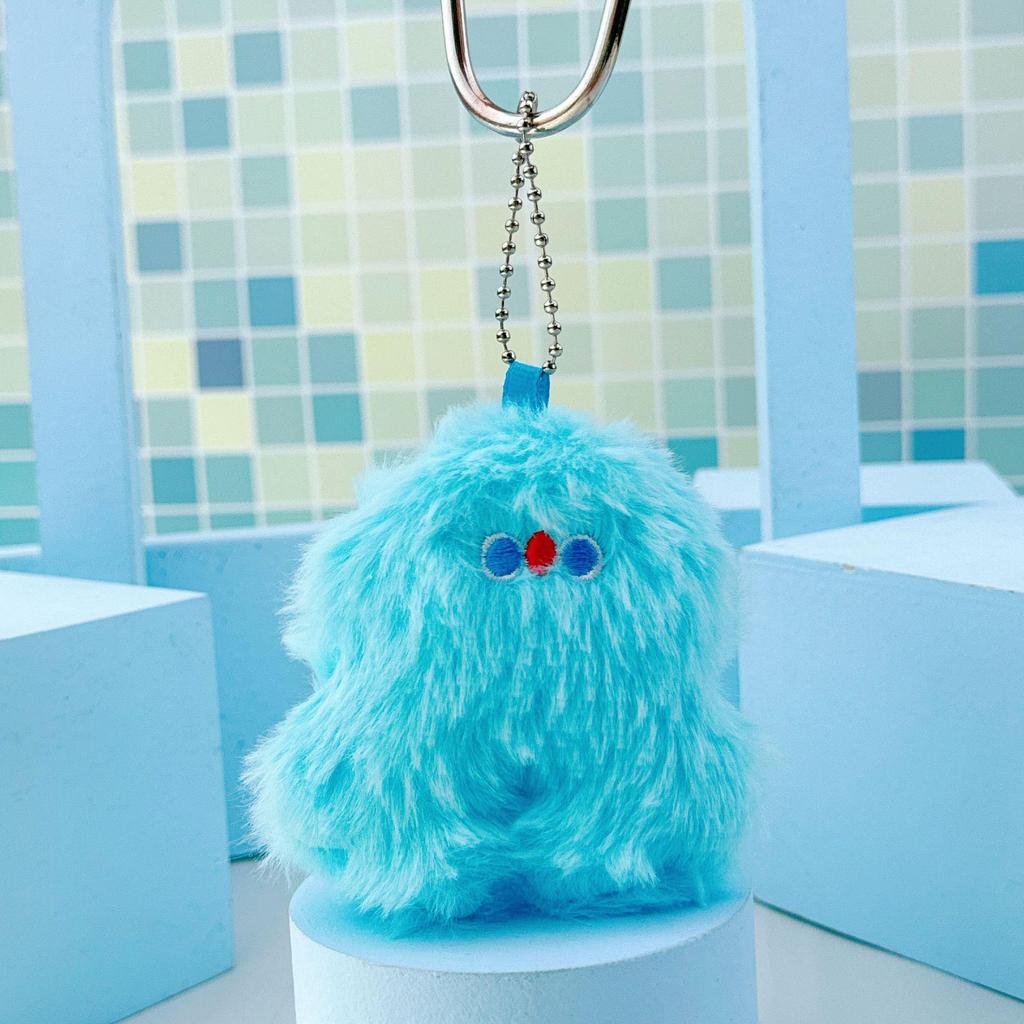 Cute Plush Doll Keychain Pendant - Pink, Clumsy Style