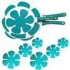 1 Set Pan Cyan Pot Protectors Non-woven Fabric Thickened Non-stick Heat-resistant Cookware Scratch
