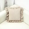 Bow Pillow Striped Cotton Girl Heart Floating Window Simple Decoration Home