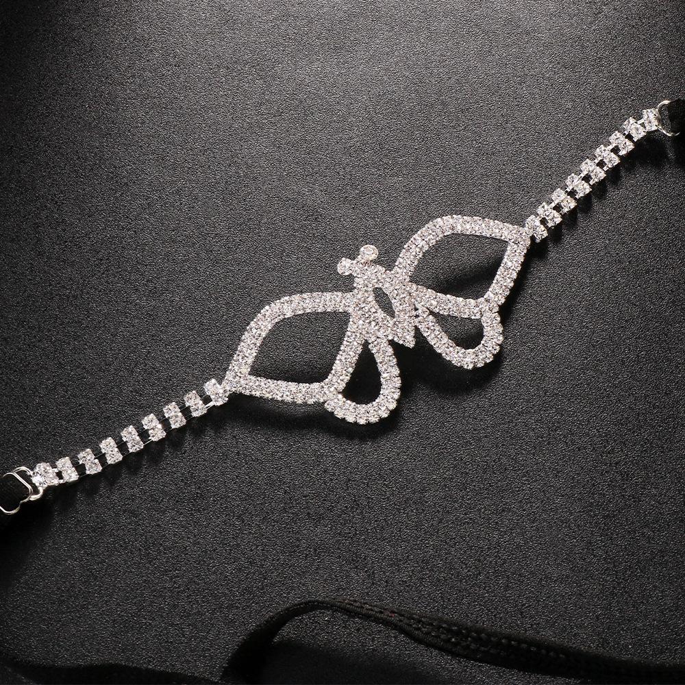 Sexy Butterfly Panties Sexy Versatile Adjustable Rhinestone Thong Women'S Body Chain