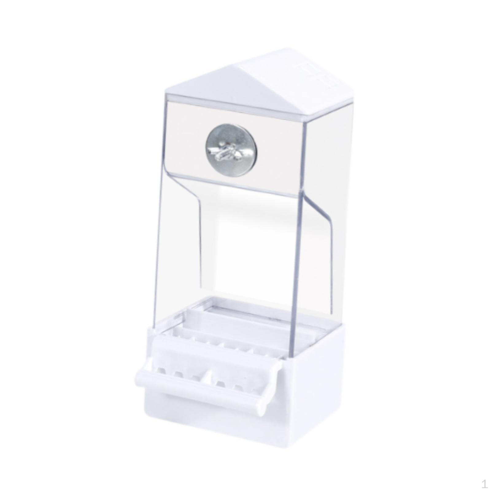 

Автоматическая кормушка для птиц Корм для волнистых попугайчиков Меньше беспорядка белый