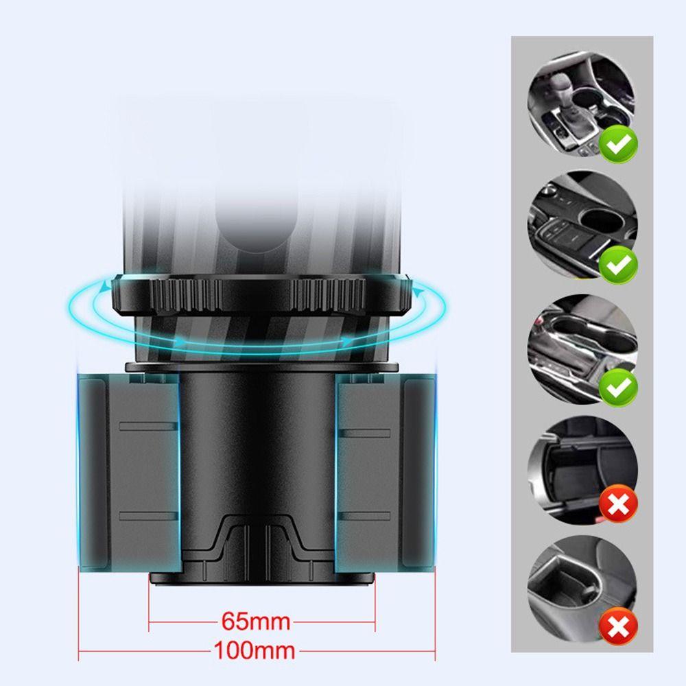 Non-Slip Car Cup Holder With Compass Auto Styling Supplies Vehicle Water Cups Bracket  Car Interior