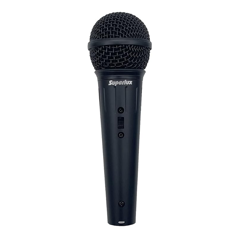 

Superlux vocal dynamic microphone Microphone cable included matte black D103/01X
