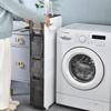 Elegant Bathroom Crevice Storage Rack: Compact Floor-Standing Cabinet