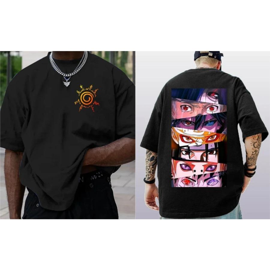 

Наруто Японское аниме Периферия Мужская футболка с 3D-принтом Классический комикс Топ с коротким рукавом Летняя мужская и женская парная M