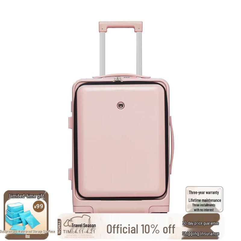 

Tymon Front-Opening Carry-On Luggage with Phone Holder 18 inches