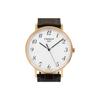 Tissot Lovely Series Quartz Movement 30 Meters Water Resistant Watch 42 Mm Silver Dial Stainless Steel Case Leather Strap T109.610.36.032.00