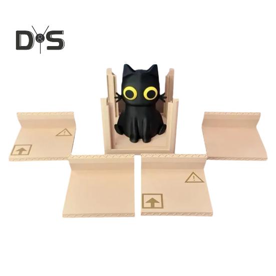 

Подставки под стаканы для кошек, набор симпатичных подставок под стаканы с 3D-печатью, пробковые подставки под стаканы для напитков, подставки под кофе и чай, термостойкие подставки, подарки для любителей кошек чёрный