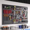 Raft Organizator Pegboard din Oțel Inoxidabil Montat pe Perete