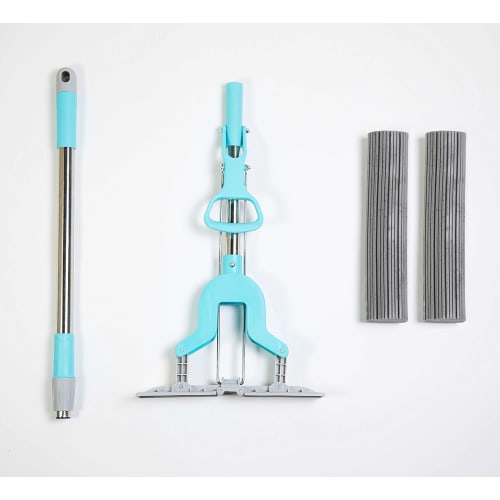 Save Industries SV-6599 Telescopic Super V Floor Mop with 1 Replacement Mop