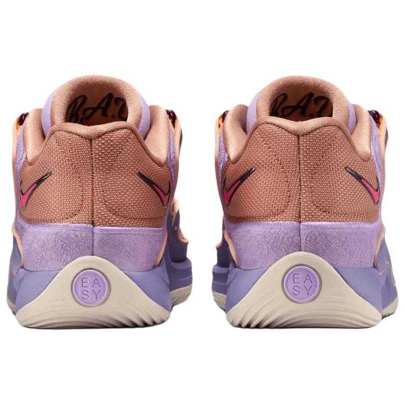 Nike KD 18 EP Pohodlné Praktické Prodyšné Basketbalové Boty Unisex Teniska Fialová Oranžová HV1991-501