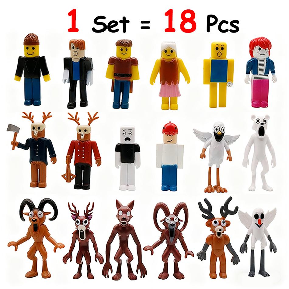 

18 Шт./набір 99 Ночей у Лісі Фігурка Тварини Олень Сова Коза Фігурка Фігурка ПВХ Колекція Прикраса Модель Іграшка Подарунок Дитині