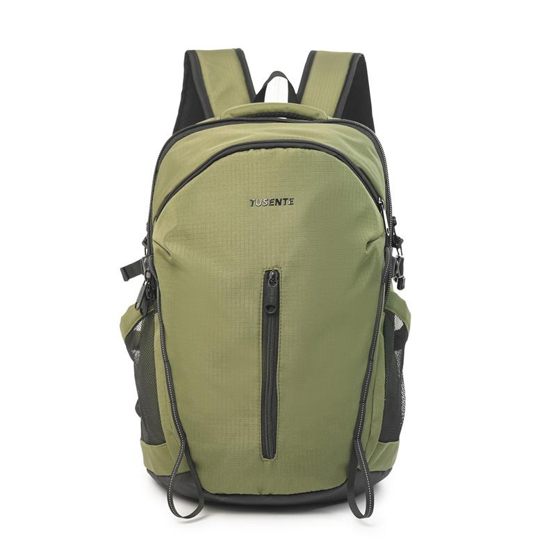 Leichter Nylon-Rucksack für Damen & Herren – Wasserdichtes Outdoor-Design mit mehreren Taschen, Ideal zum Wandern und Reisen