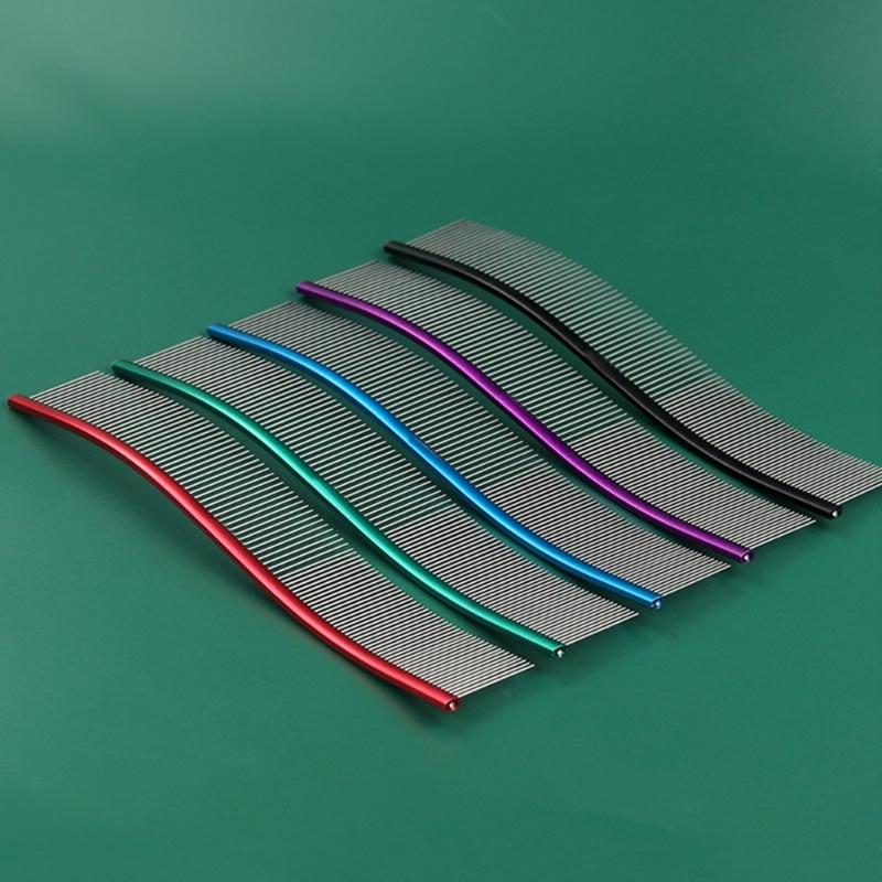 Pet Deshedding Comb for Dogs Cats Easy Use Stainless Steel Hair Comb for Pet Shedding Hair Curved Comb for Pet Grooming