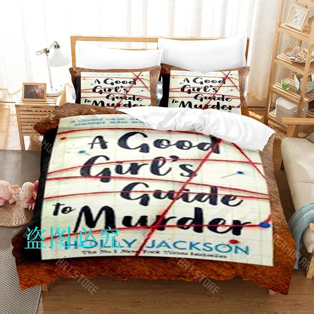 3D Печать Набор постельного белья «Руководство по убийству для хороших девочек» Односпальный Двуспальный Полный Queen King Размер Набор для кровати Взрослый Детская Спальня Комплекты Пододеяльников