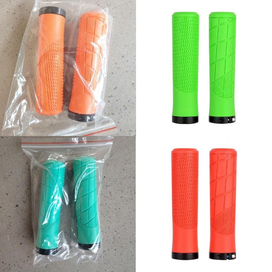 Bicycle Rubber Handlebar Grip With Antislip Silicone Sleeve For Mountain Bike Riding Accessories