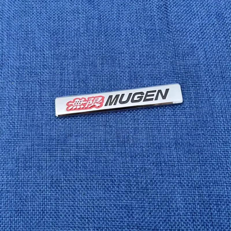3D Metall Auto Aufkleber Mugen Logo Kotflügel Heckklappe Emblem Abzeichen Aufkleber für MUGEN POWER Fit Civic Type R Zubehör