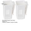2Pcs Aquatic Plant Stands Fish Tank Flowerpot Plastic Aquarium Hanger Decorations Hydroponic Plants Baskets Fish Tank Accessory