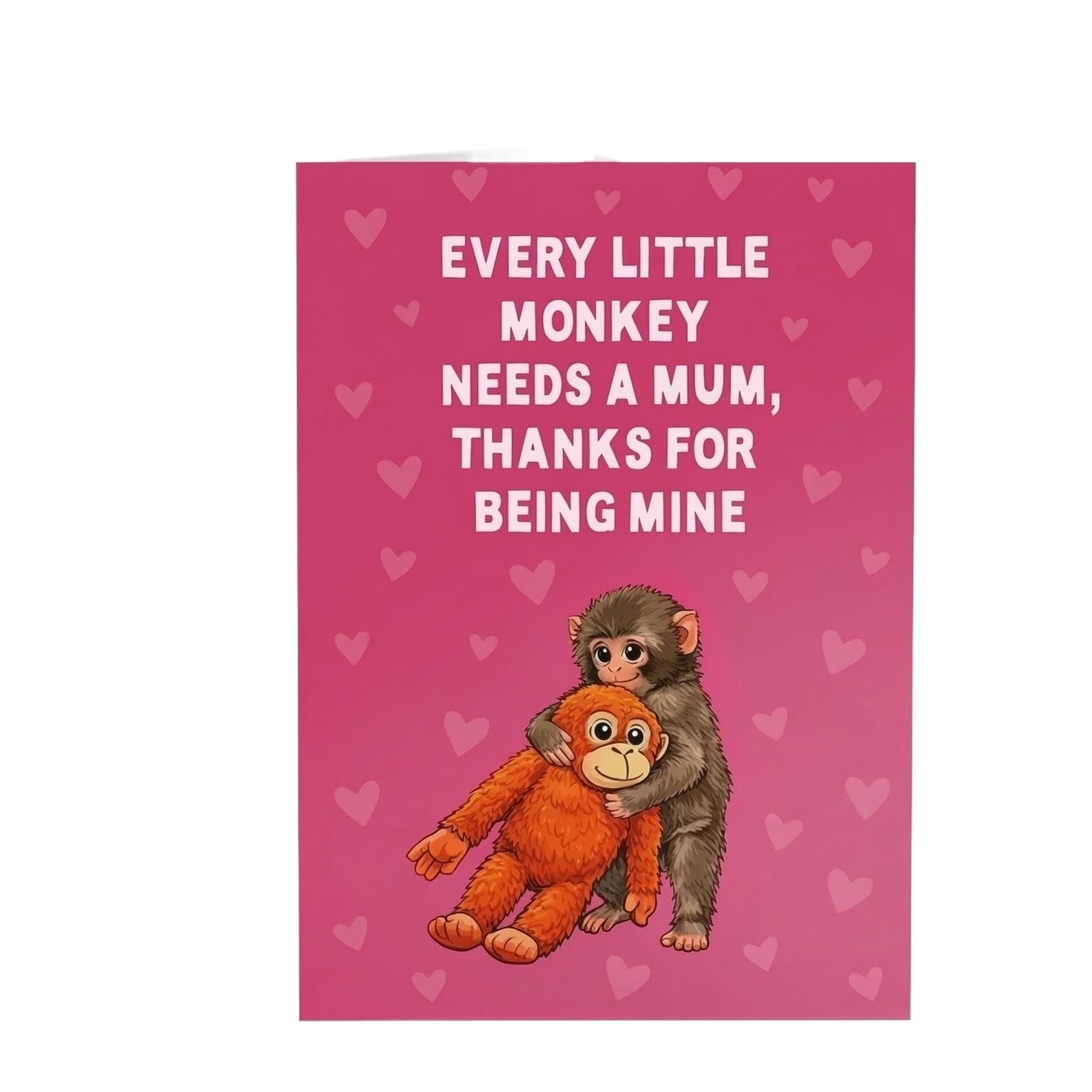 2D Mother s Day Greeting Cards Expressing Thank You One Size