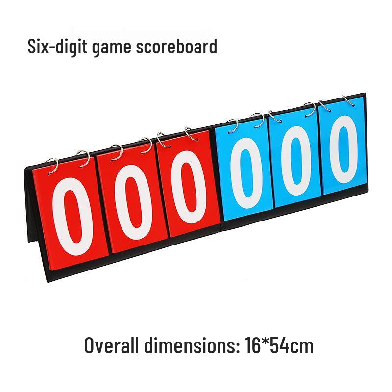 Maiteng Multi-Sport Flip Scoreboard: 2-Digit, 3-Digit, or 4-Digit Display for Basketball and Table Tennis