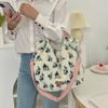Stylish Soft Floral Tote Bag For Women Perfect For Daily Use In Autumn And Winter Seasons