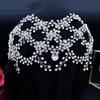 Handmade Rhinestone Bridal Forehead Chain Headband - Elegant Updo Accessory