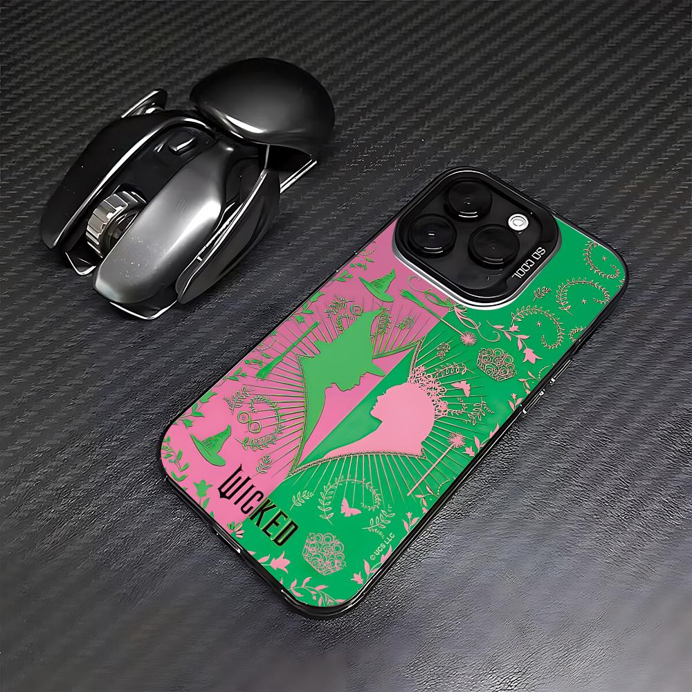 W-Wicked Part One Movie G-Glinda Phone Case For iPhone 17 16 15 14 13 12 11 mini Pro Max X XR XSMAX 8 7 Air Plus Anti Fall Matte