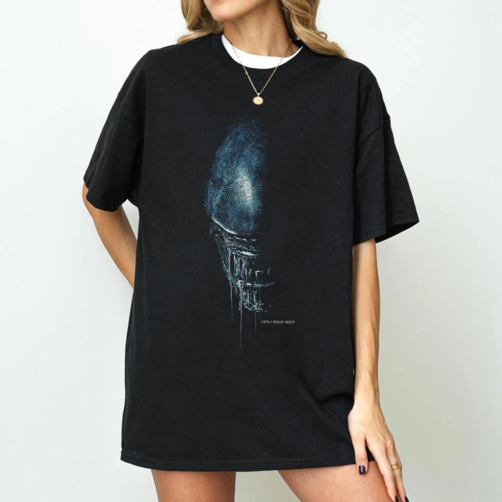 Xenomorph Horror TShirt Cult SciFi Cinema Tee Shirt Graphic Short Sleeve Shirt Unisex Unisex Women AllSeason S