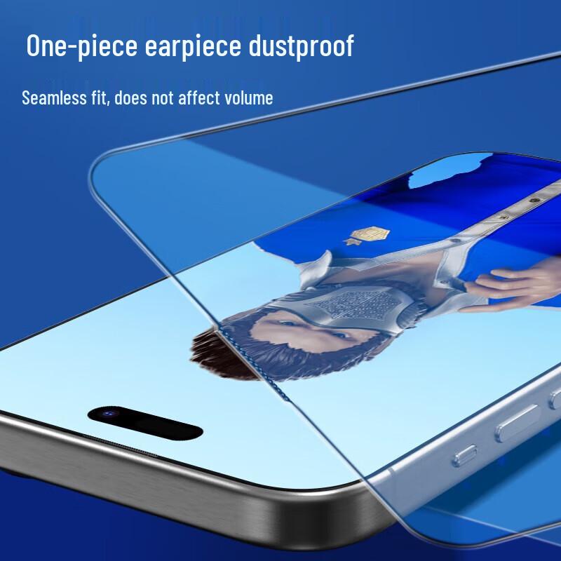 Blue Gorilla iPhone 16 Pro Tempered Glass Screen Protector