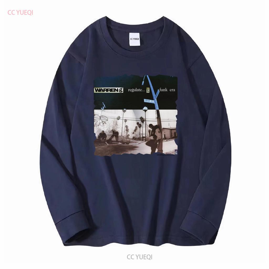 Vintage Warren G Regulate Funk Era 1994 Rapové tričko Velké Černé Opotřebované Vzácné dlouhý nebo krátký rukáv vintage Mírně vyprané