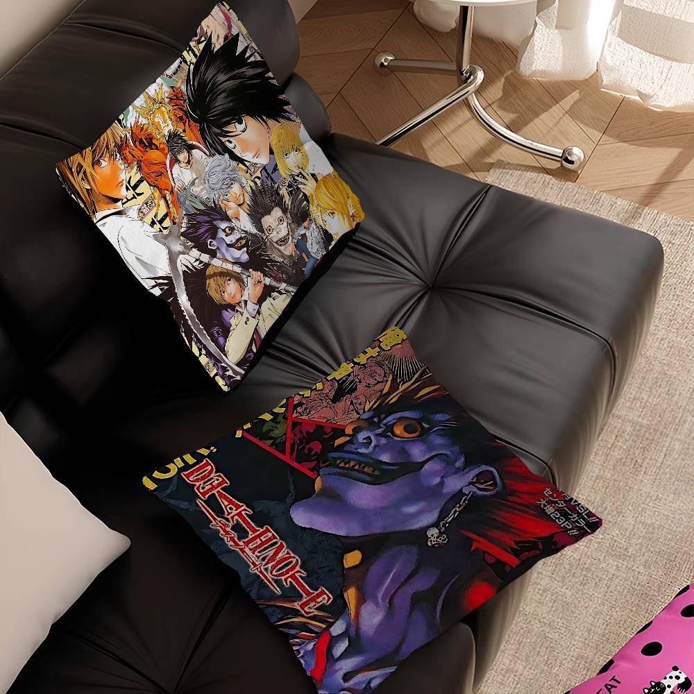 Anime D-death Note Polštář Dárek Domácí Kancelářská Dekorace Polštář Ložnice Pohovka Auto Potah Polštáře Povlak na Polštář