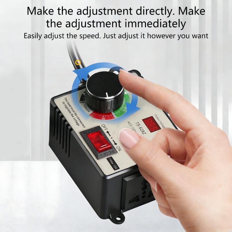 Speed Regulation Controller Switches for Grinders AC220-250V 15A Output Knob Variable Speed Power Tool Regulator