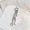 Y2K Stars Wings Keychain Glitter Shiny Pendant Kawaii Bag Hanging Decor for Y2K Style Outfit Accessory