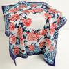 70cm Silk Square Scarf Women Satin Bandana Print Scarves Head Band Fashion Lady Hair Shawl Wrap Female Neckerchief Hijab