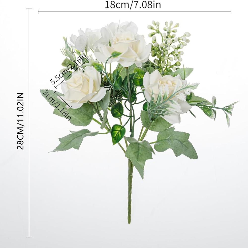 

Artificial Flowers Silk Gardenia Hydrangea Wedding Bridal Bouquet Home Table Vase Valentine s Party Garland Diy Gifts Box Decora 1pc белый