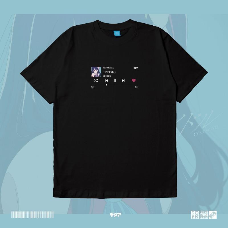 Idol Yoasobi Hudba Oshi No Ko Aqua Aqua Ruby Ai Hoshino Waifu Tričko Anime Manga Japonská DJA Látka, Top pro ženy