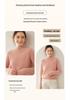Women's Thickened Cashmere Knit Sweater: Vertical Stripes, Long Sleeves, Solid Color Pullover - Perfect for Layering