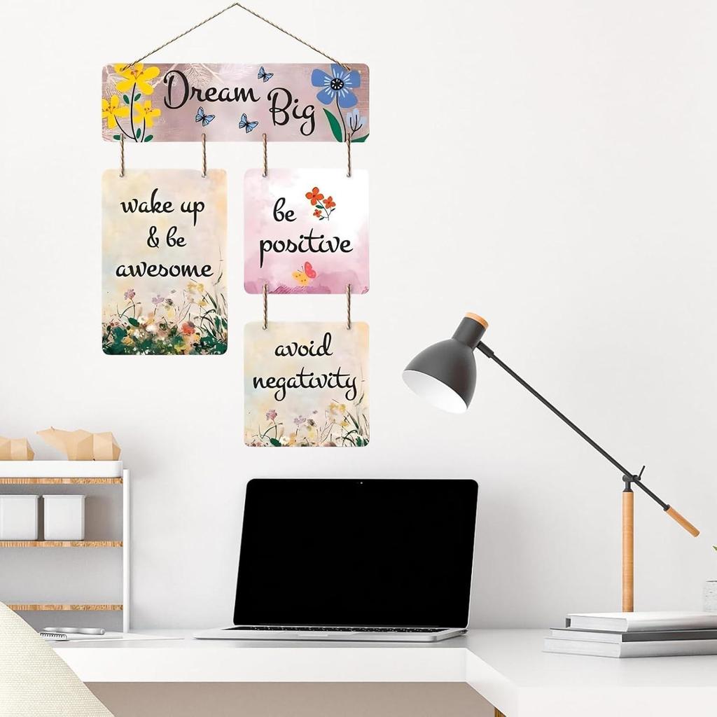 Wall Art MDF Wooden Hanging for Living Room | Bedroom | Home Decor | Office | Gift | Quotes Items House Decoration, Decorative Hanging Items