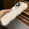 Fashion Soft Curly Wave Case for iPhone 11 12 13 14 15 16 Pro Max 7 8 Plus X XR XS Shockproof Bumper Cover Capa Aesthetic