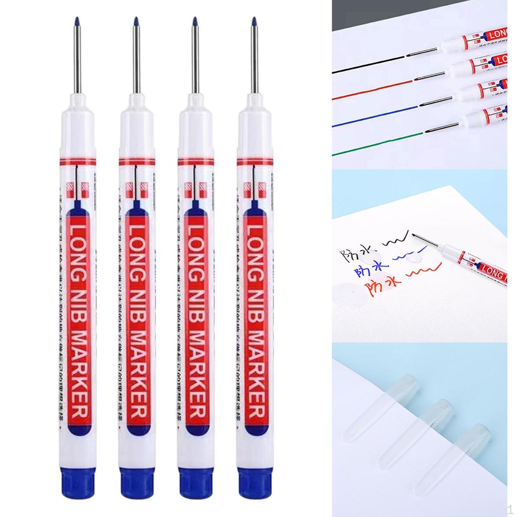 Marker do głębokich otworów Narzędzie do znakowania stolarskiego Długopis z długą końcówką do budownictwa Architektura