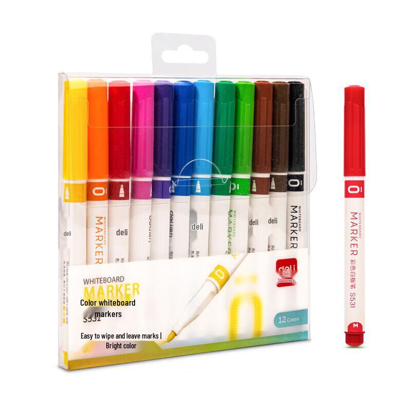 Deli S531 Color Erasable Whiteboard Pen