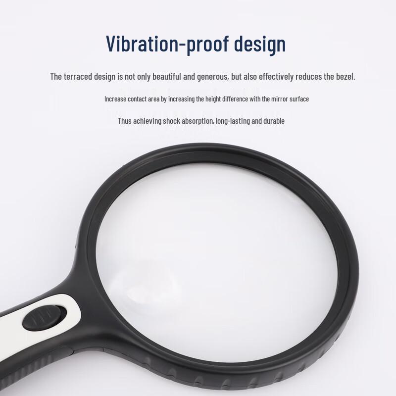 JAJALIN High-Definition Handheld Magnifying Glass