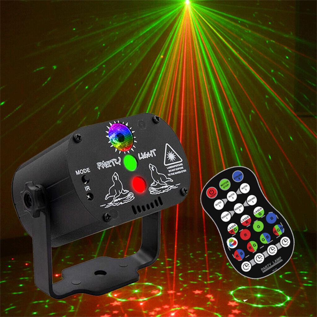 Led Projector Stage Light 60 Patterns Manual Remote Control Atmosphere Lamp For Disco Ktv Show Party Lighting