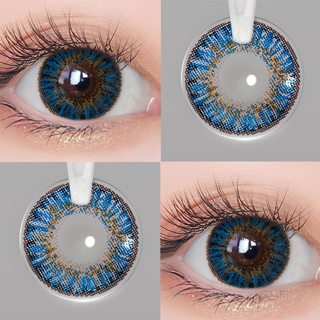 

MAGISTER Мягкие гидрогелевые цветные контактные линзы без диоптрий, 1 пара+ контейнер для хранения 14.5mm