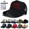 Avirex Numbering Embroidered Mesh Cap 7300 (Off-White Navy)
