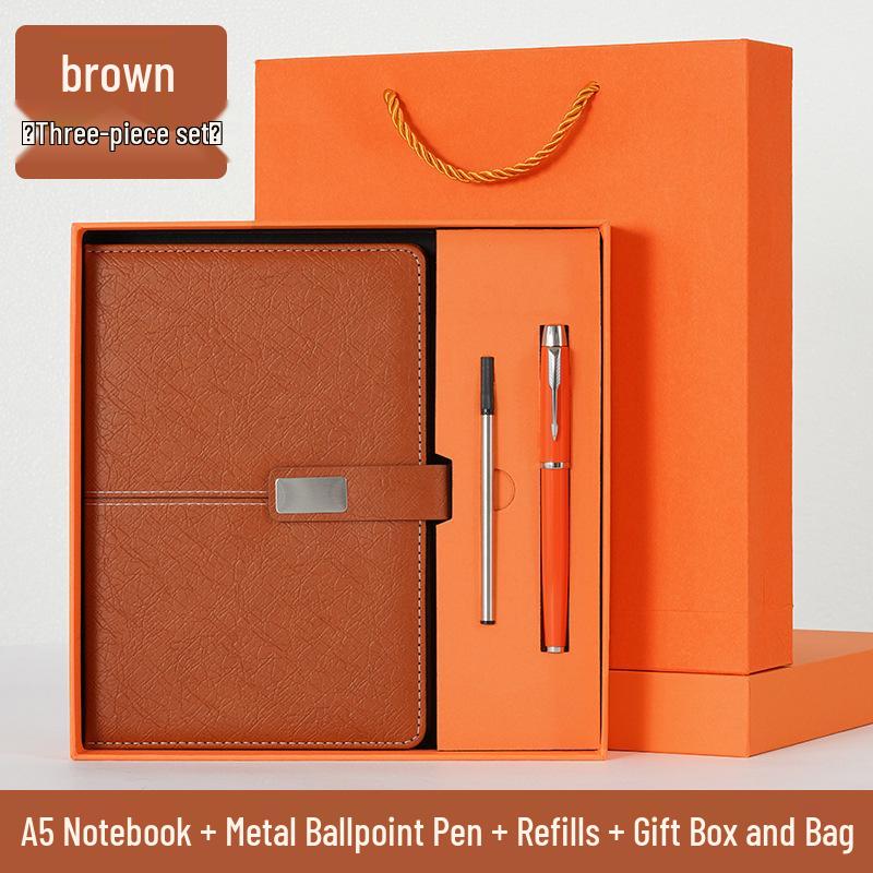 Customized Insulated Cup & Notebook Gift Set for High-End Business Meetings and Souvenirs