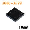 Building Blocks Technology Accessories Turntable 2x2 Plate Base 3680 Turntable 2x2 Plate Top 3679 MOC Parts Bricks Toys for Kids