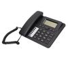 Home Desktop Corded Telephone LCD Display Hands Free Caller ID Alarm Clock Business Landline Telephone for Home Hotel