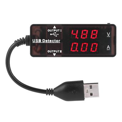 YB26VA Dvouřádkový USB detektor Voltmeter Ammetr Měřič napětí a proudu Kapacita baterie