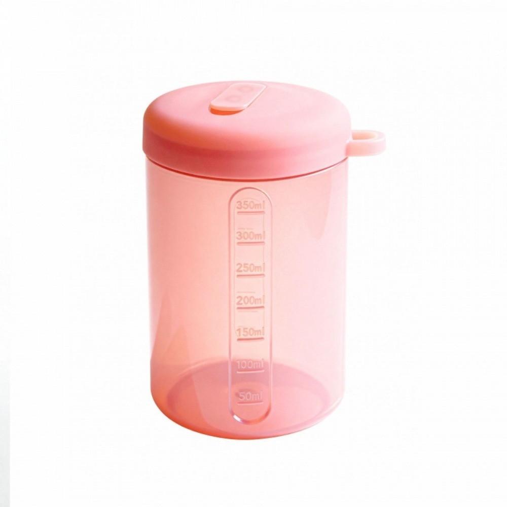 Airtight Seal Food Storage Cup Leak-Proof Food Storage Container  Food Preservation 350ML Pink
